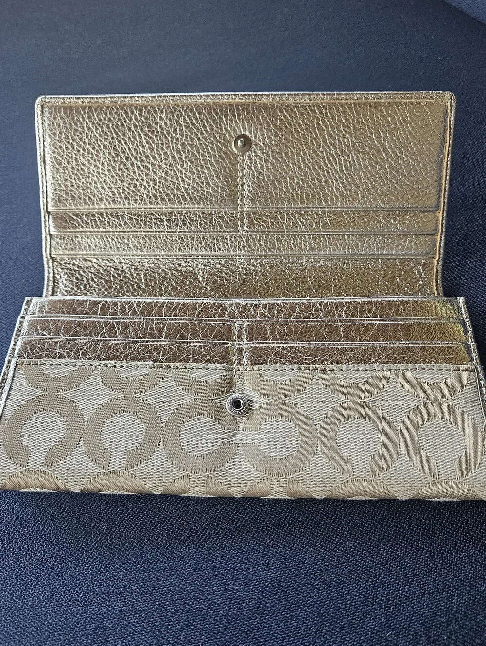 COACH Julia Op Art Flap Wallet (Style No. 44081):